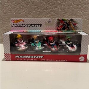 NIB Mario Kart Hot Wheels Princess Peach Rosalina Mario Luigi